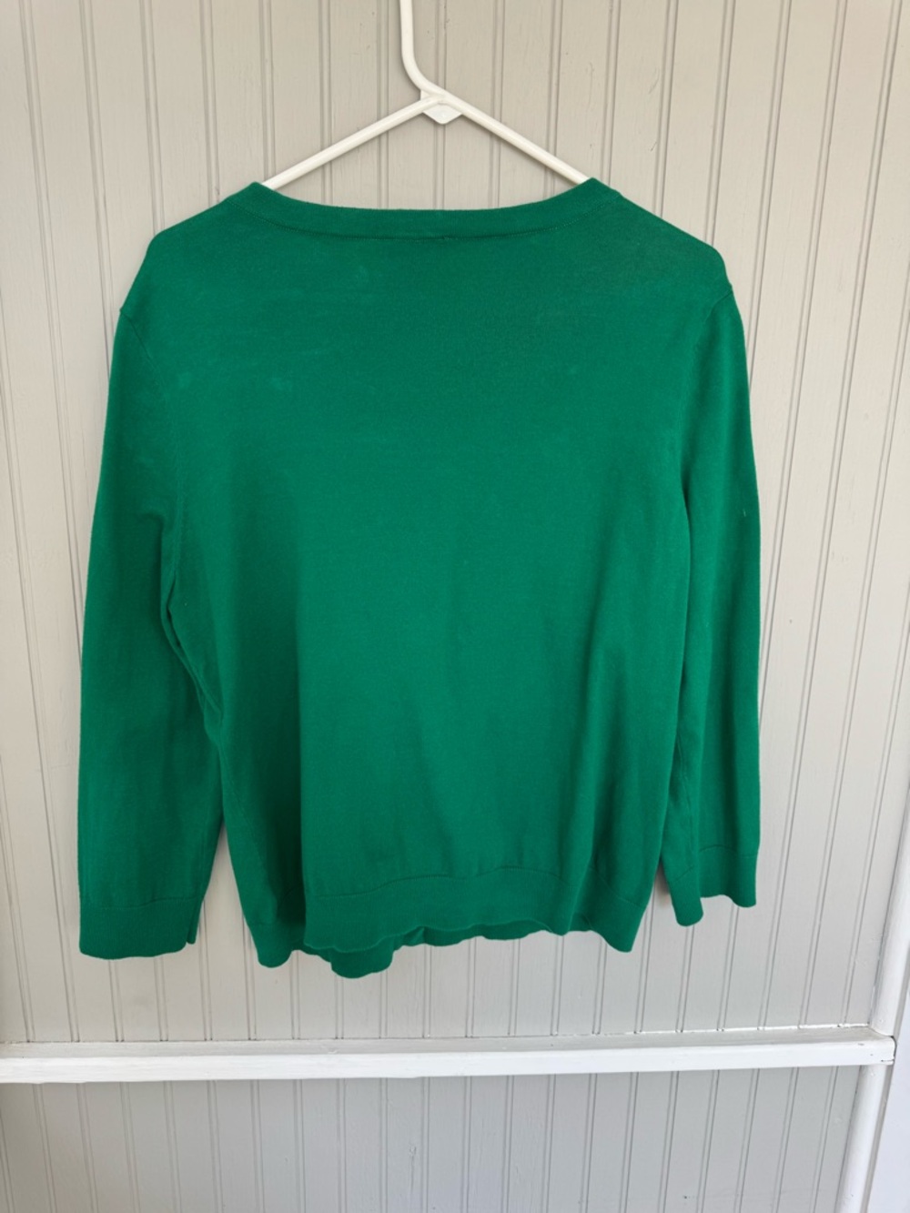 The Limited Kelly Green Button-Front Crewneck Cardigan - Picture 5 of 5